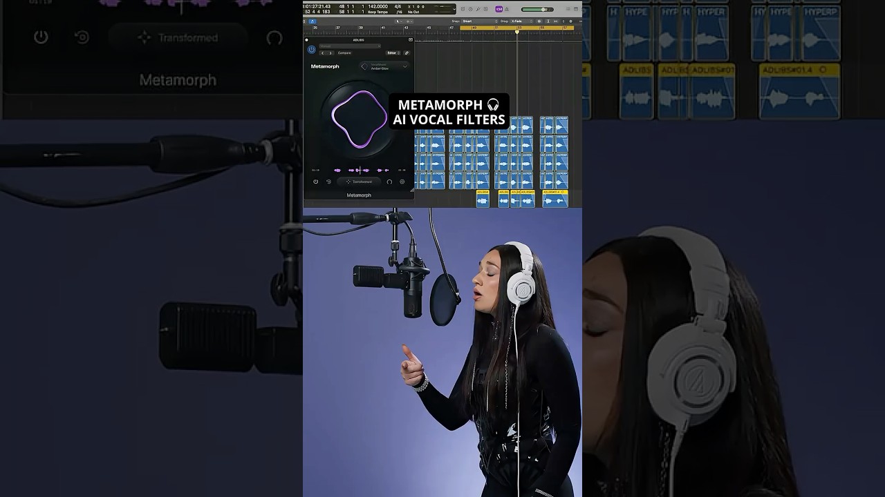 Recording Vocals with Metamorph by AutoTune | AI Voice Filters 🎤🔥
