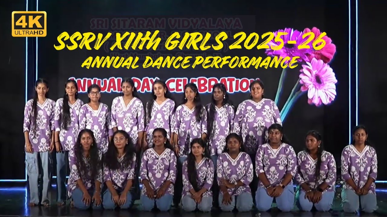 SSRV XIIth GIRLS (2025-26) DANCE PERFORMANCE | SSRV ANNUAL DAY | CHARMING GROUP DANCE