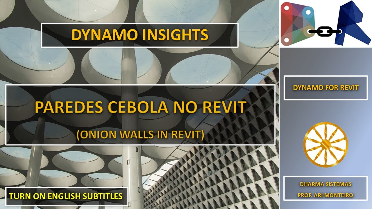 Dynamo Insights - Paredes cebola no Revit