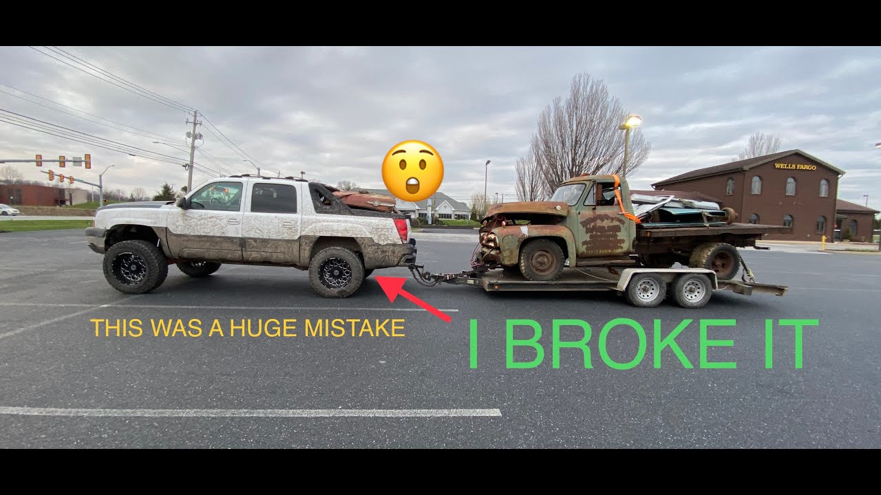 MY AVALANCHE SUCKS! I COULDN'T TOW MY 53 FORD HOME!
