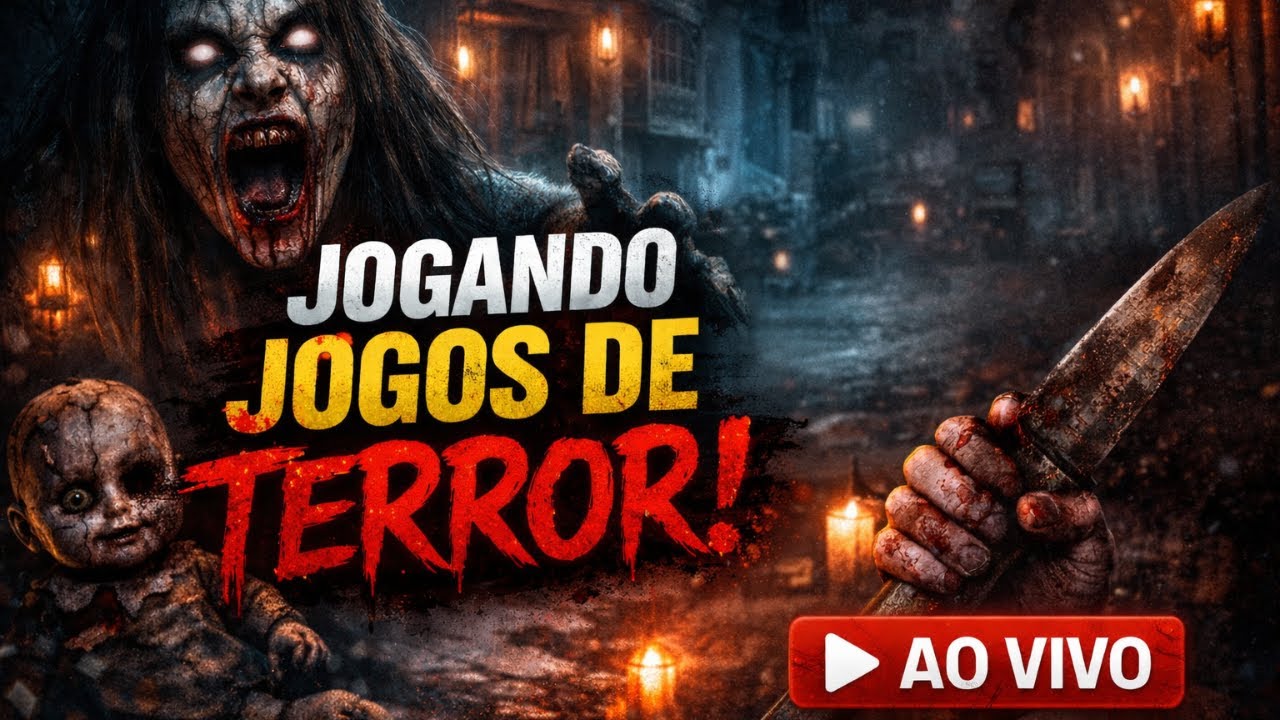 JOGANDO JOGUINHO DE TERROR E TROCANDO IDEIA [LIVE] #2