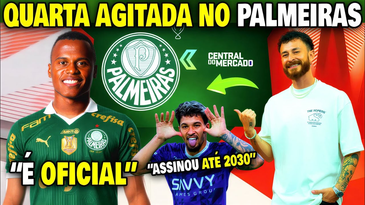 🚨GLOBO ESPORTE SP 28/01! VERDÃO FECHA ACORDO de 185 MILHÕES! ACERTOU ATÉ 2030! NOTICIAS DO PALMEIRAS
