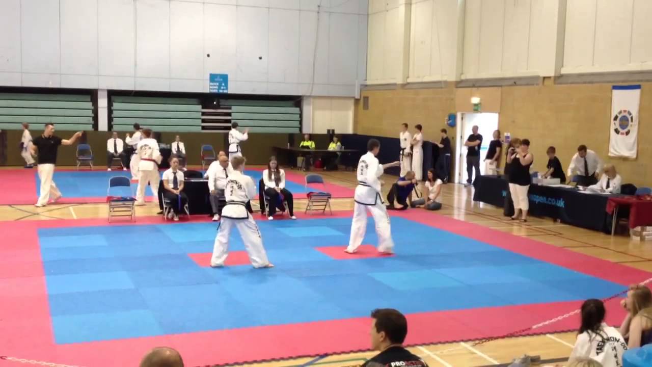 Chris Dudman patterns @ London Open TKD Championships 2013