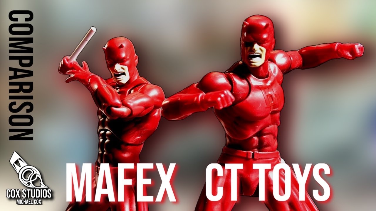 Сравнение новой фигурки CT TOYS DAREDEVIL с оригинальной MAFEX!
