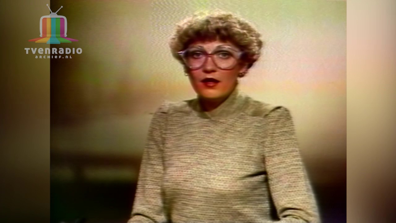 brt omroepster Rachel Frederix einde Woensdag 21 november 1979