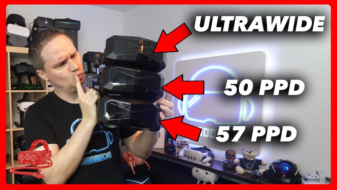 Pimax Crystal Super: Kt&oacute;ry moduł jest NAJLEPSZY? (50 PPD vs 57 PPD vs Ultrawide)