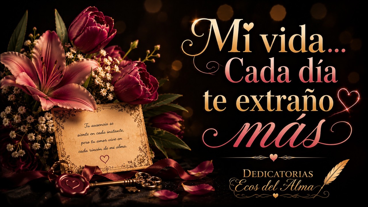 ❤️ Te siento cerquita… incluso cuando la distancia aprieta | Carta romántica