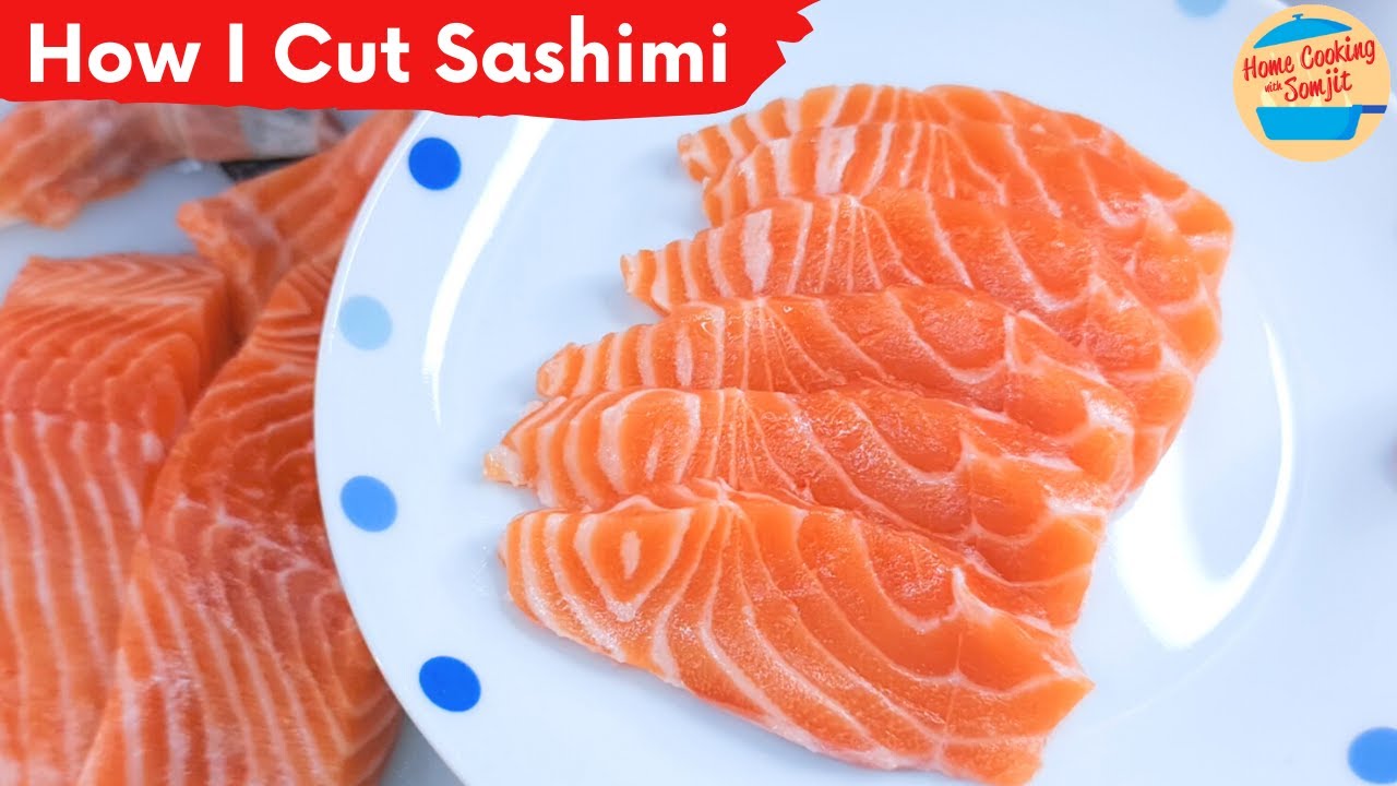 Unboxing Salmon Fillet + How I Cut Salmon For Sashimi