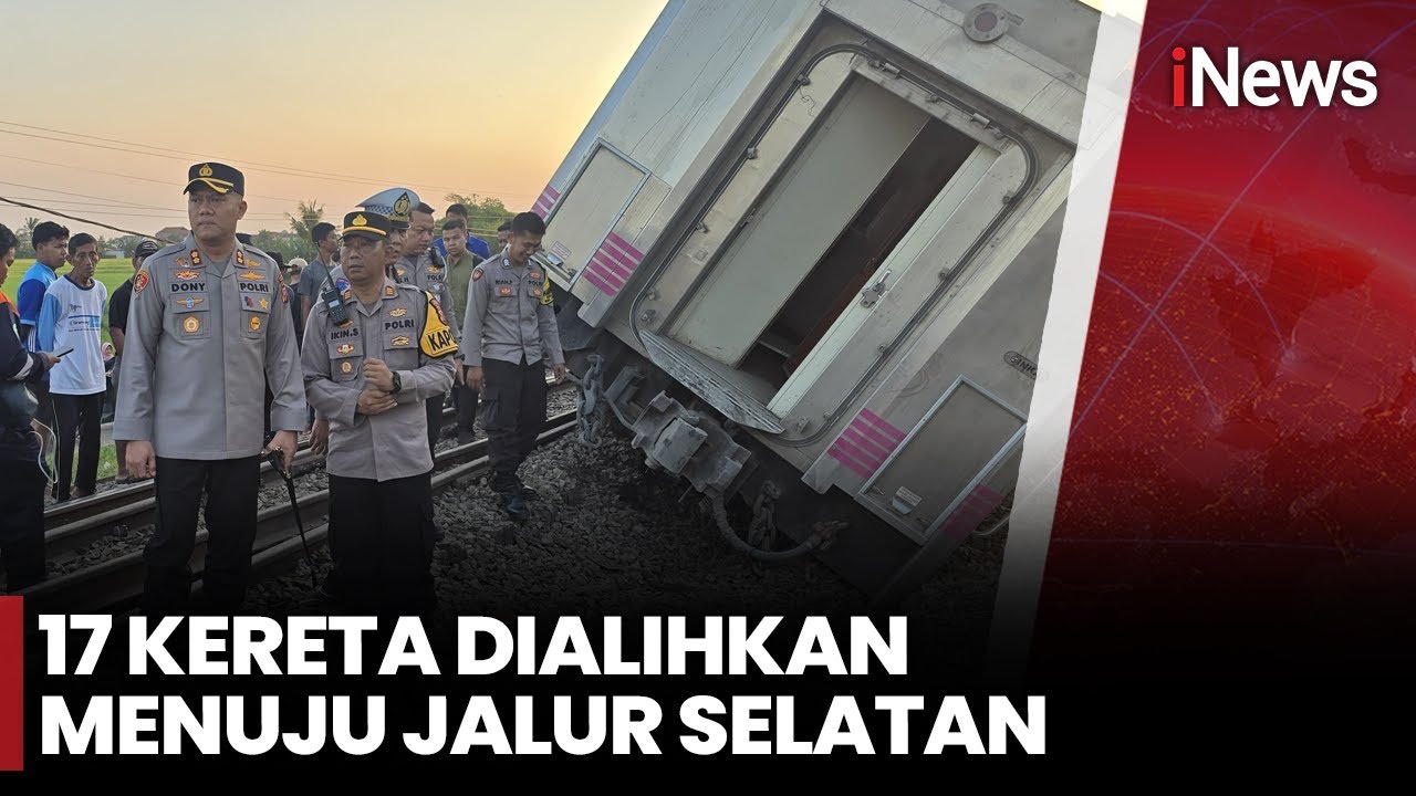 KA Argo Bromo Anggrek Anjlok Keluar Jalur | iNews Pagi | 02/08
