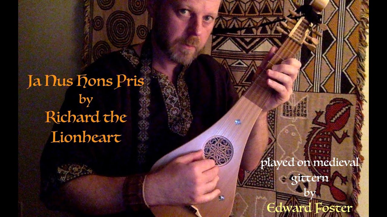 Ja Nus Hons Pris by Richard the Lionheart - Edward Foster - medieval gittern #medievalmusic #music
