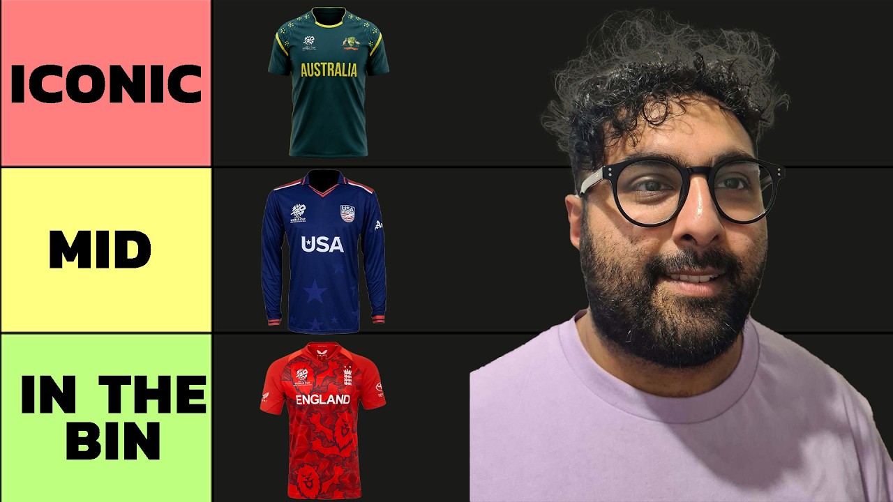 Every T20 World Cup Jersey Ranked [Tier List]