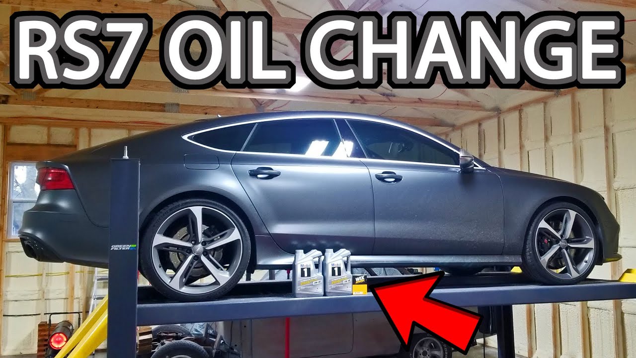 How To Change Oil Audi RS7