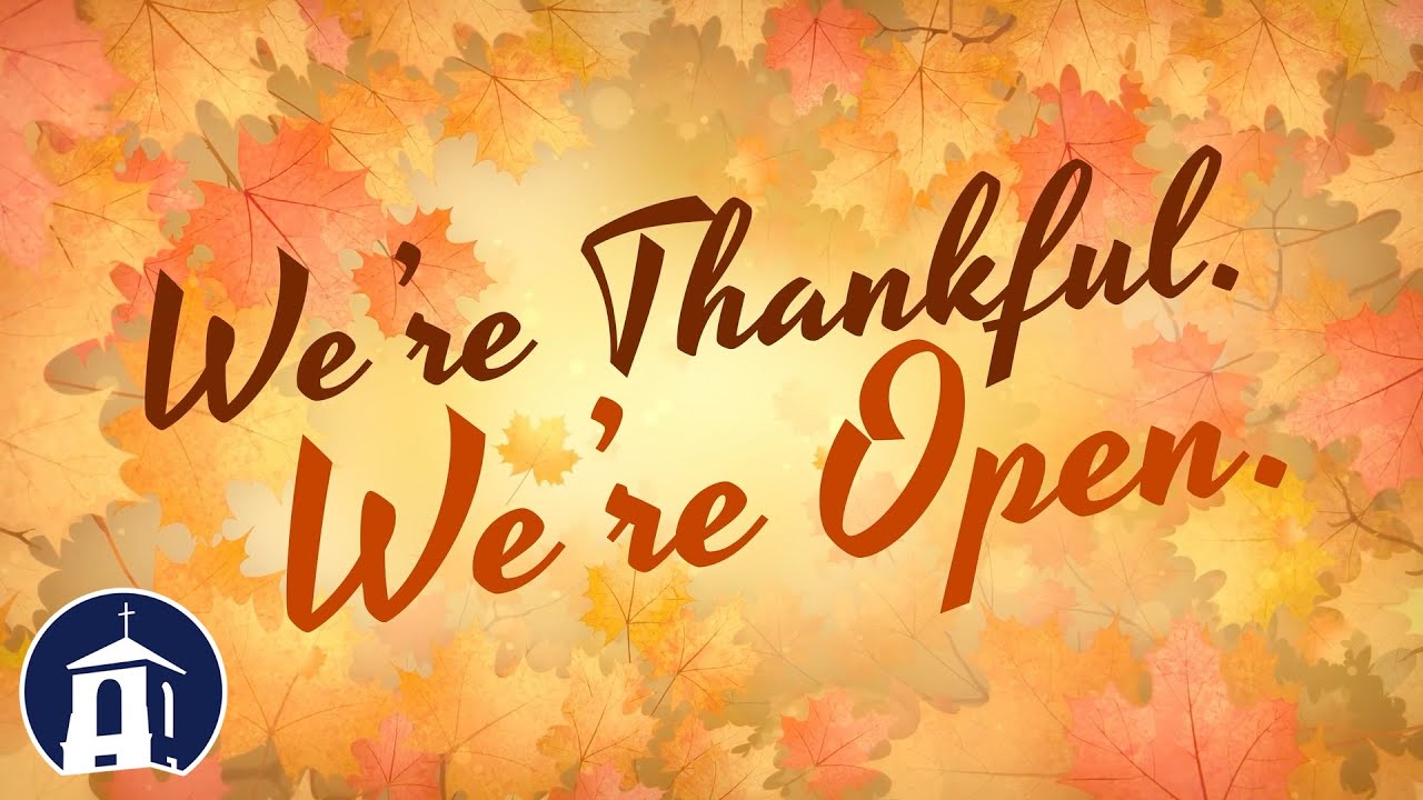 We're Thankful. We're Open. | SeaCoast Church | Full Service