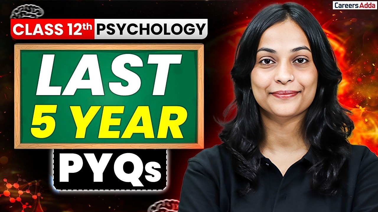 Class 12 Psychology Last 5 Year PYQs | Psychology Previous Year Questions | Board Exam 2026