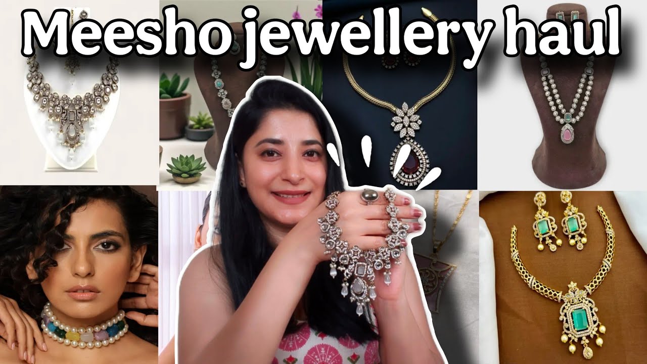 MEESHO Jewellery haul 🥰💕||Meesho ad jewellery haul,honest review #meeshohauls