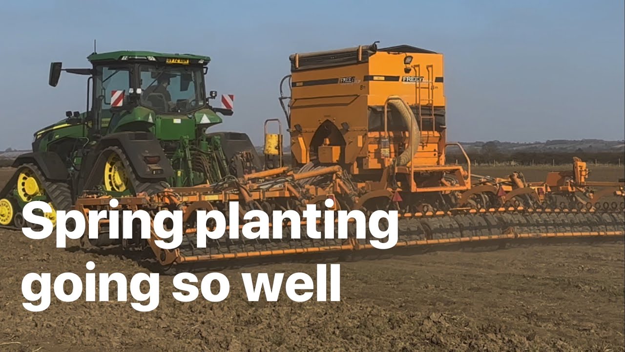 Farm update 346 Spring barley planting & rolling in ideal conditions, NIAB’s part in Cereals 2025