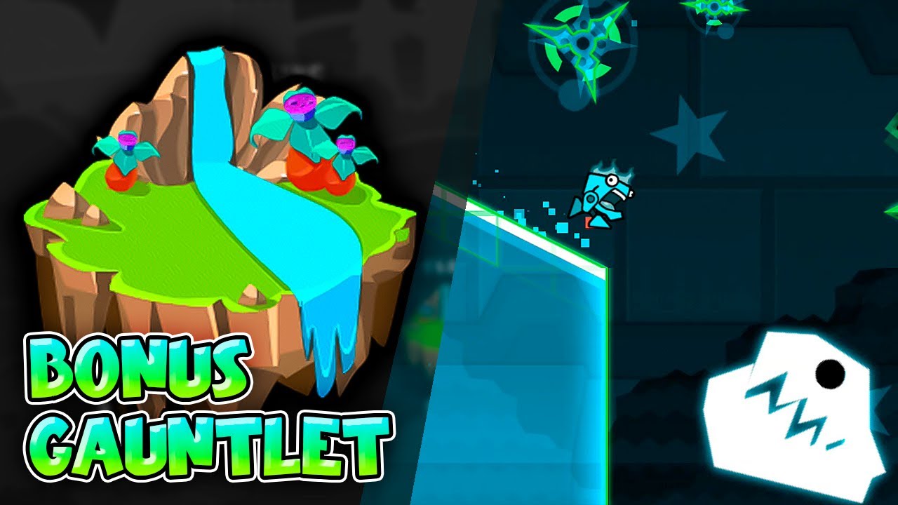 &ldquo;Bonus Gauntlet&rdquo; Complete (All Coins) &ndash; Geometry Dash