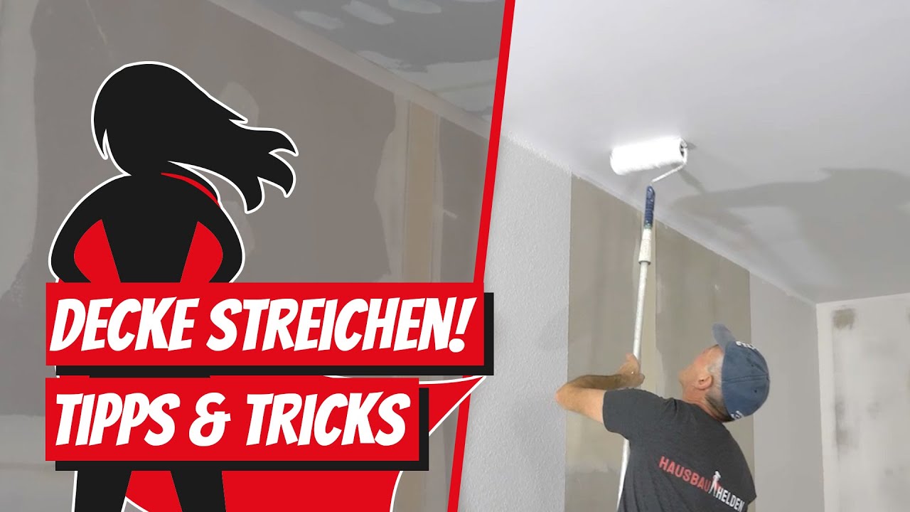 Decke streichen wie ein Profi! Welche Wandfarbe ist die beste? Ein Leitfaden f&uuml;r Heimwerker