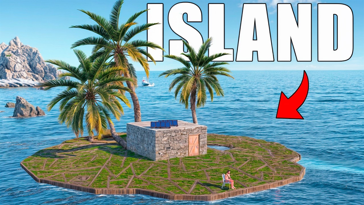 Vivendo em uma ILHA ARTIFICIAL
