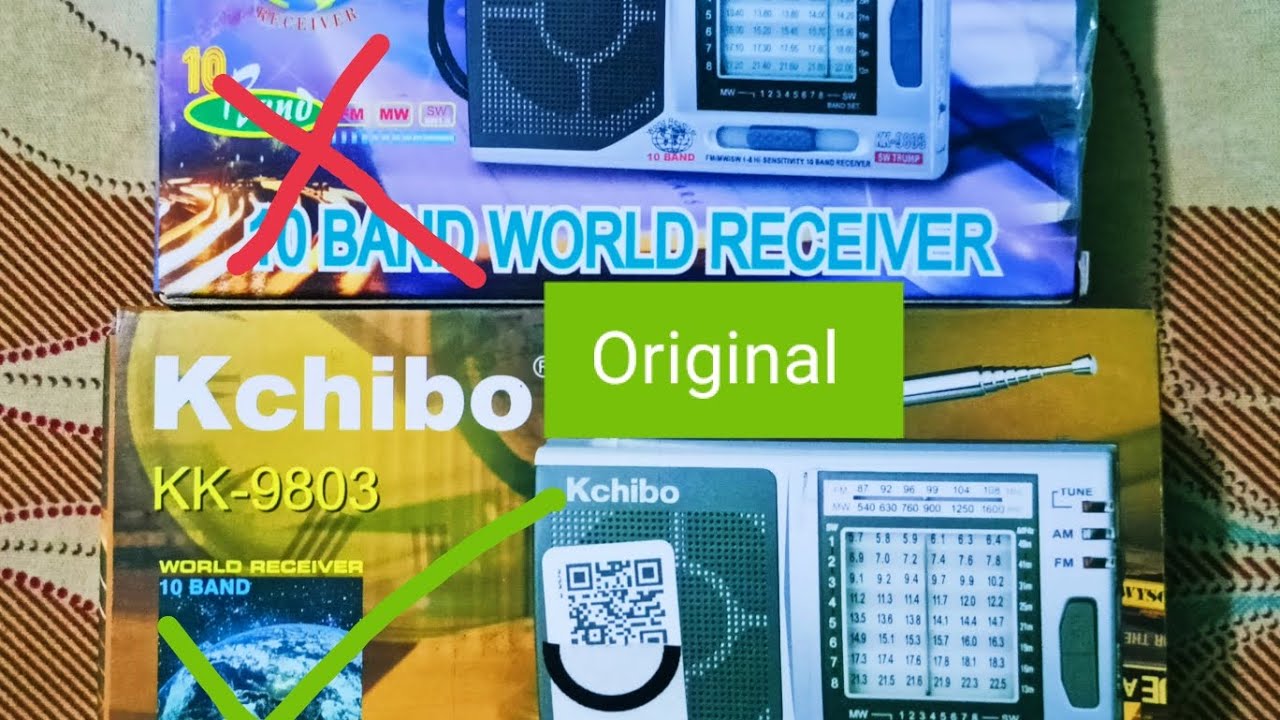 KCHIBO KK -9803 RADIO ORIGINAL AND COPY