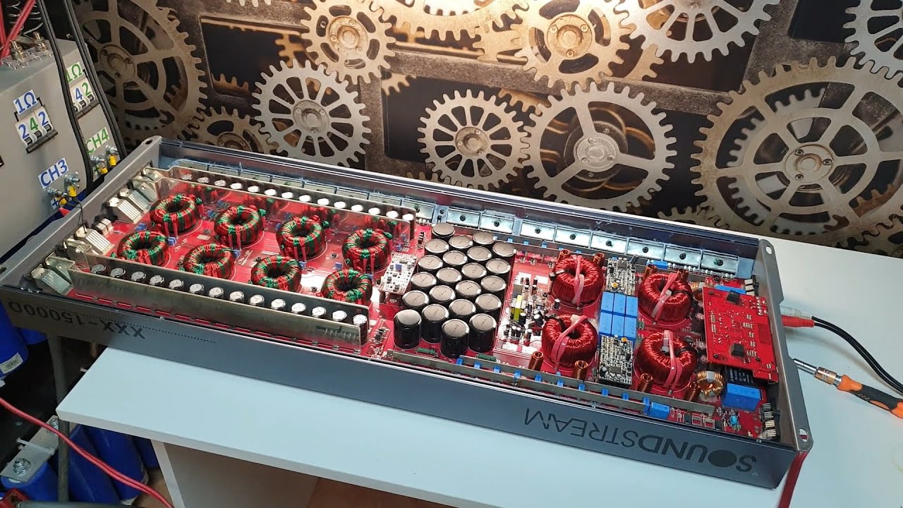 Ремонт и замер усилителя SOUNDSTREAM XXX-15000D
