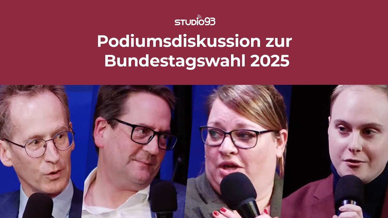 Podiumsdiskussion zur Bundestagswahl 2025 | Rhein-Erft-Kreis & Kreis Euskirchen