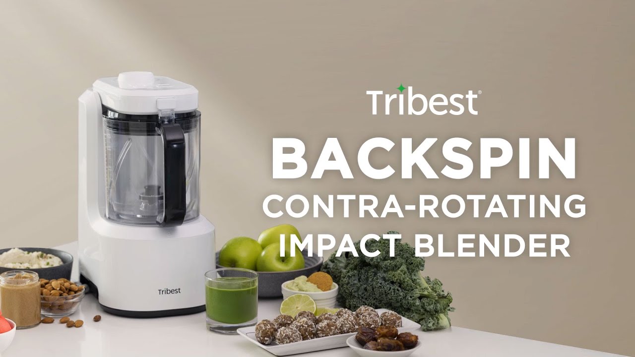 Introducing the Tribest Backspin Contra-Rotating Impact Blender with Vacuum Technology