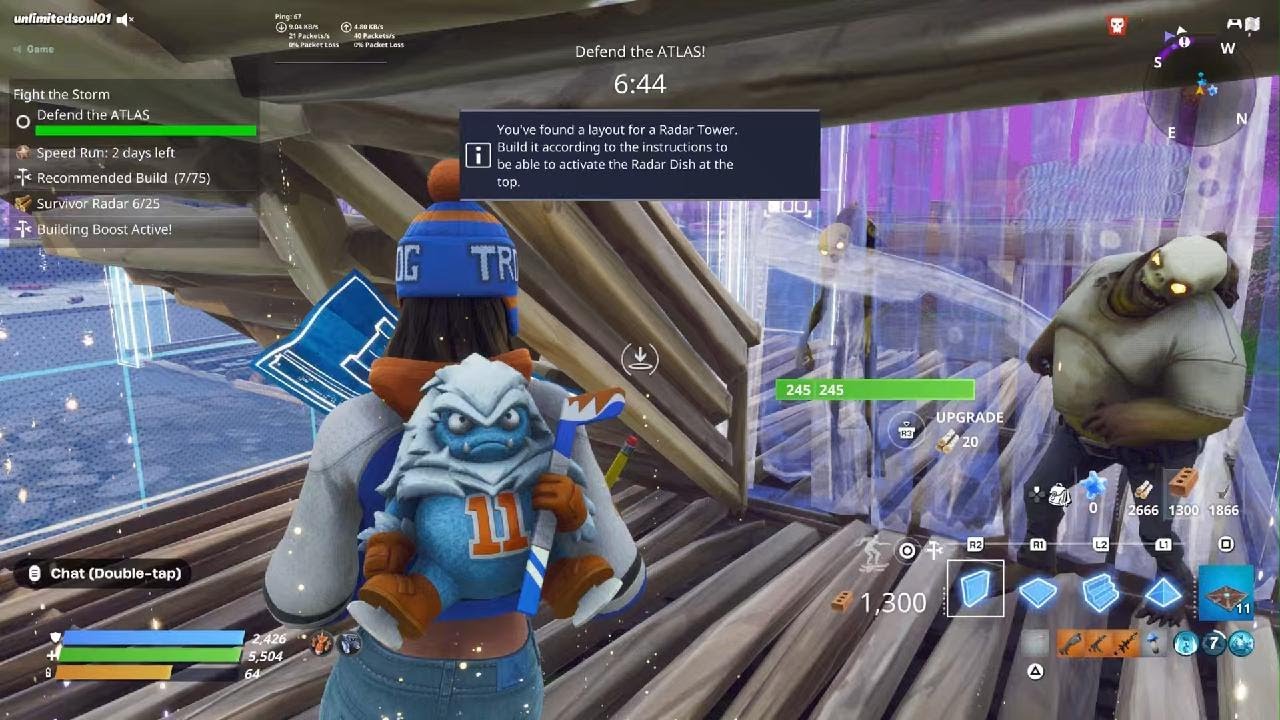 Fortnite Save The World Easy-Build Mode faster!!Build the Radar mission