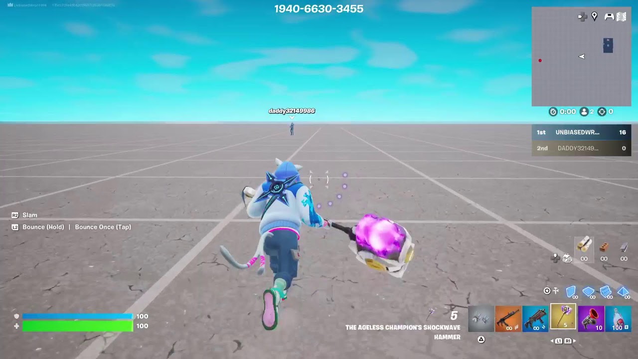 Playing Fortnite with fans