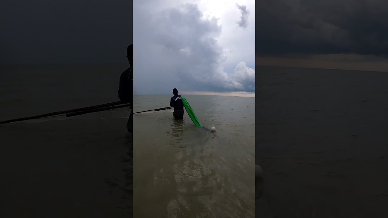 Cara menangkap udang  di laut mengunakan Juluk