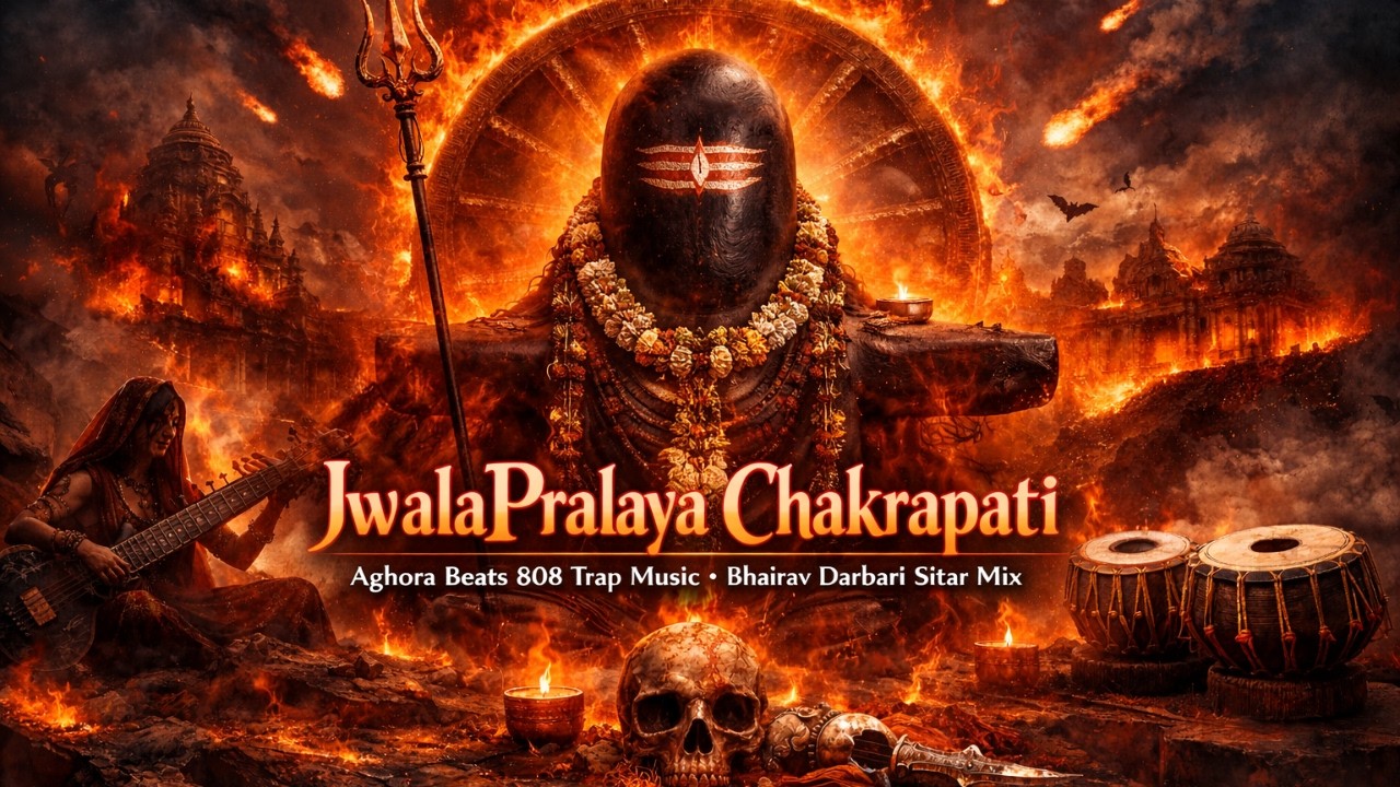 Aghora Beats • JwalaPralaya Chakrapati • Aghora Beats 808 Trap Music • Bhairav Darbari Sitar Mix