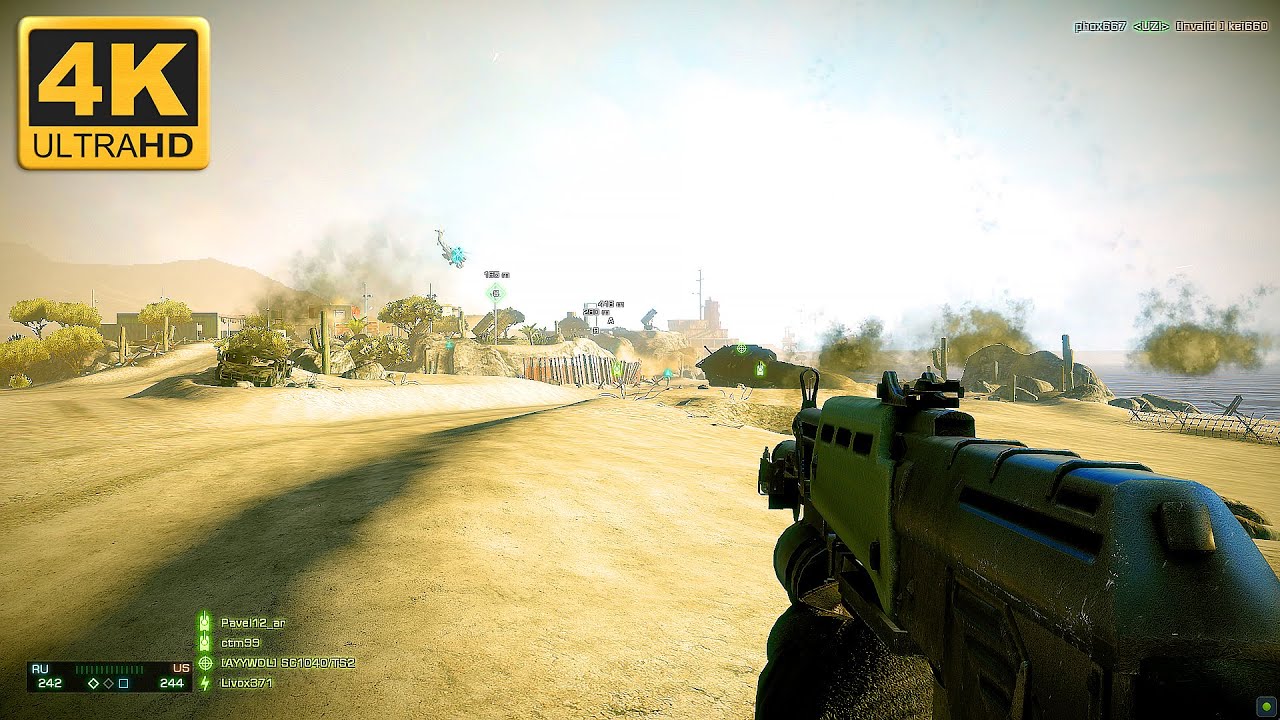 Battlefield Bad Company 2 | Multiplayer Gameplay In 2022 [4K 60FPS] No Commentary