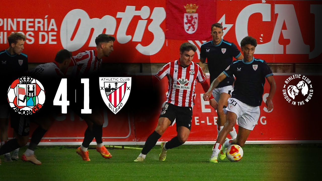 ⚽ Resumen I Zamora CF 4-1 Bilbao Athletic I Laburpena I Primera Federación 2025-26 J9