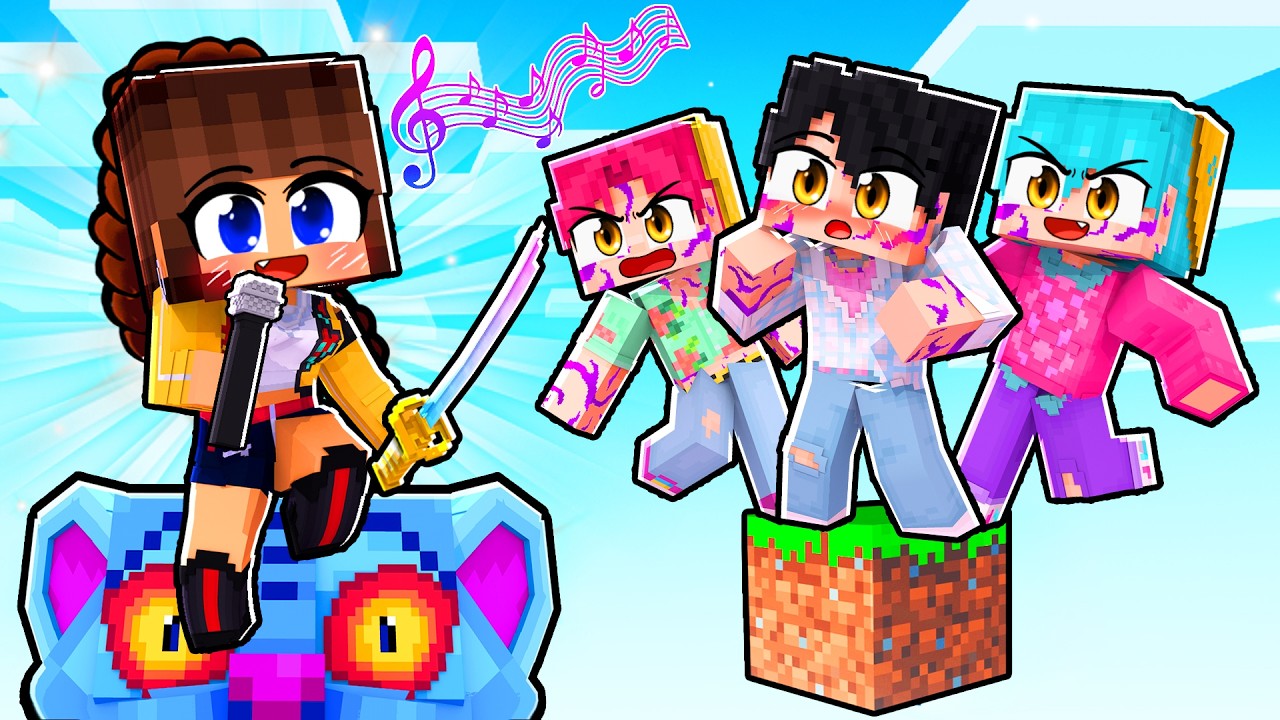 BEBÊ MIIKA está PRESA em 1 BLOCO de BEBÊS DEMONIOS KPOP no Minecraft ◂Miika▸