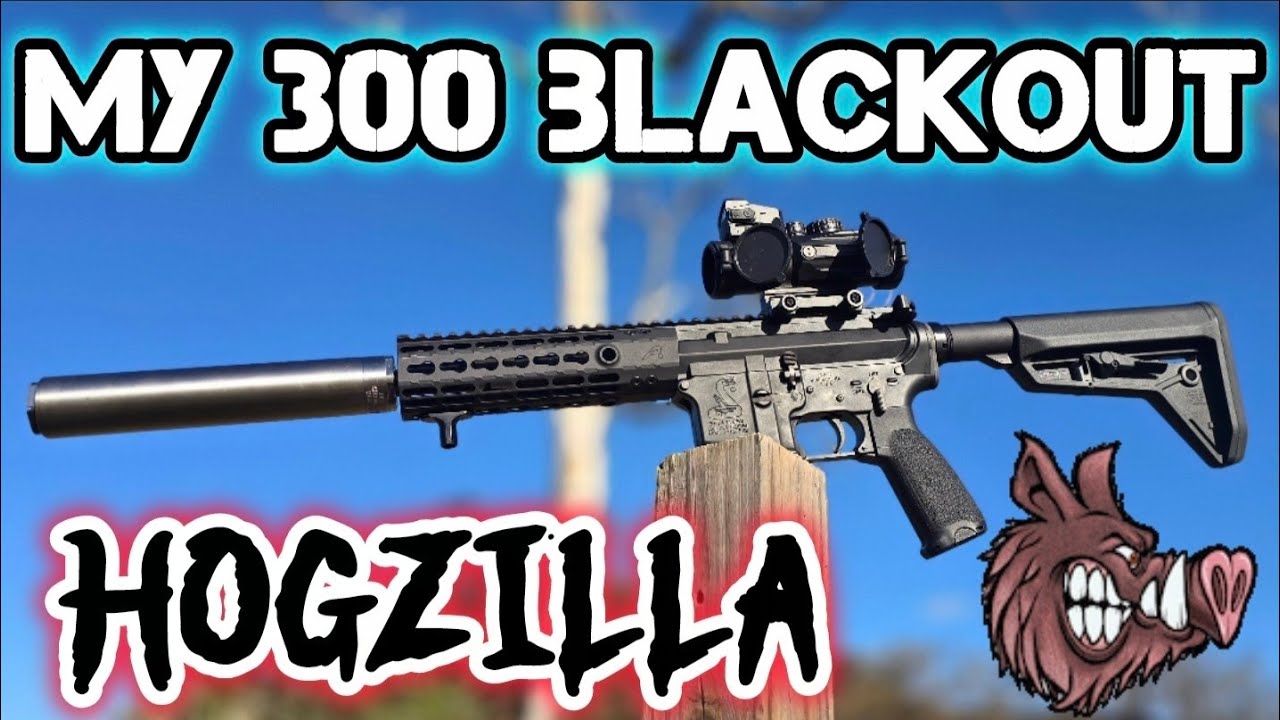 Моя конфигурация Blackout Hog 300, бонус Huntertown Arms Chameleon 308!