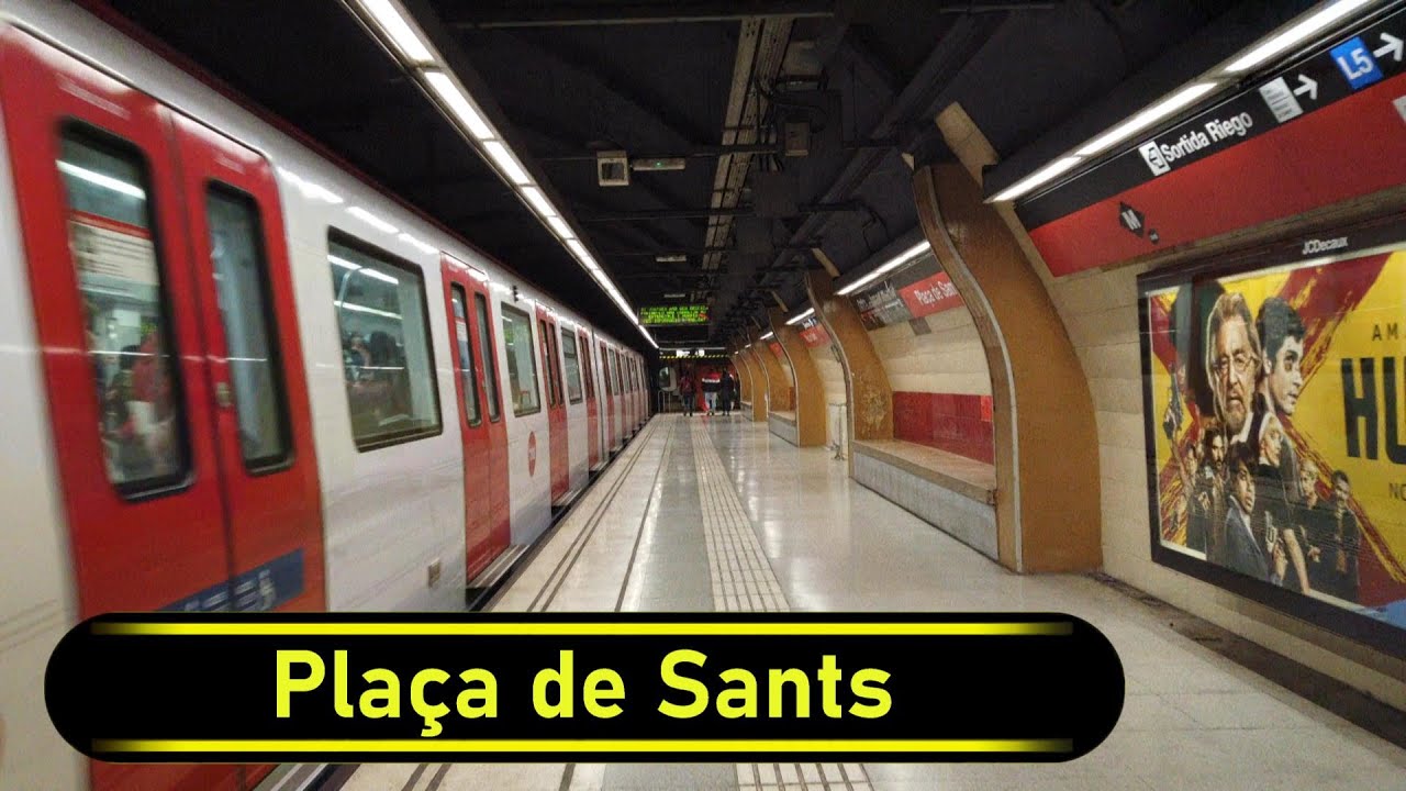 Metro Station Plaça de Sants - Barcelona 🇪🇸 - Walkthrough 🚶