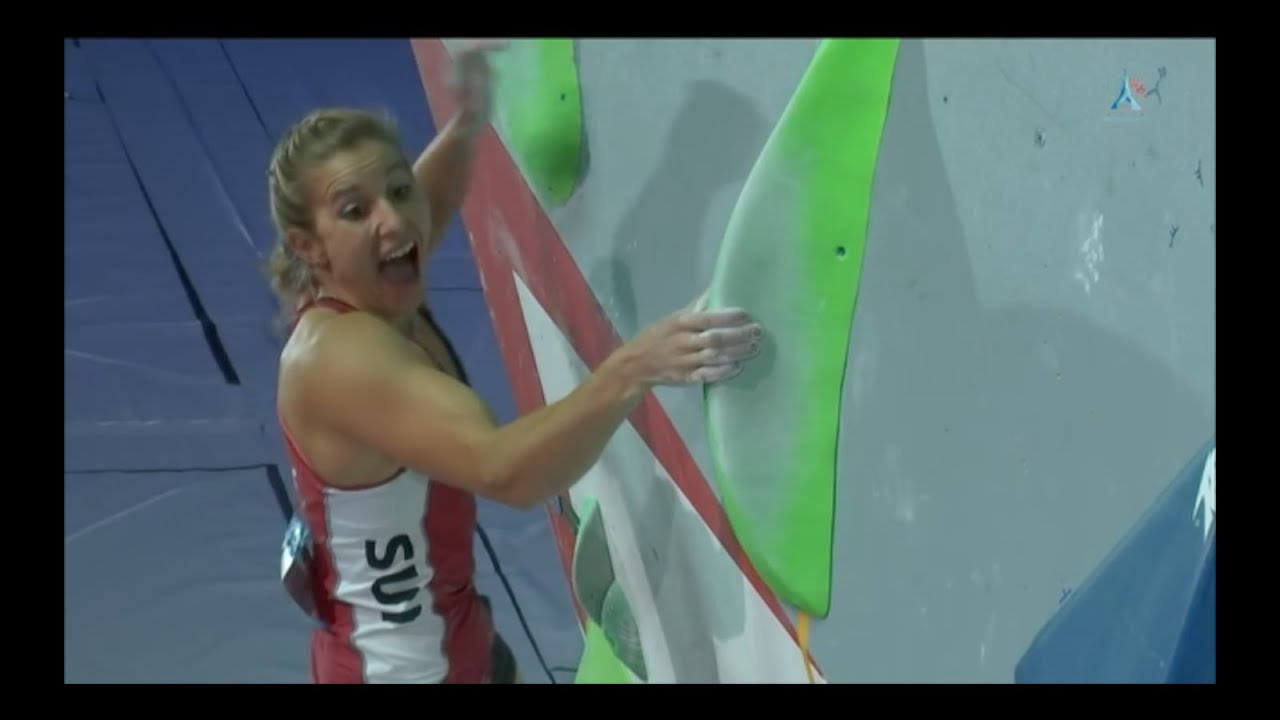 Petra Klingler winning the IFSC World Championships 2016