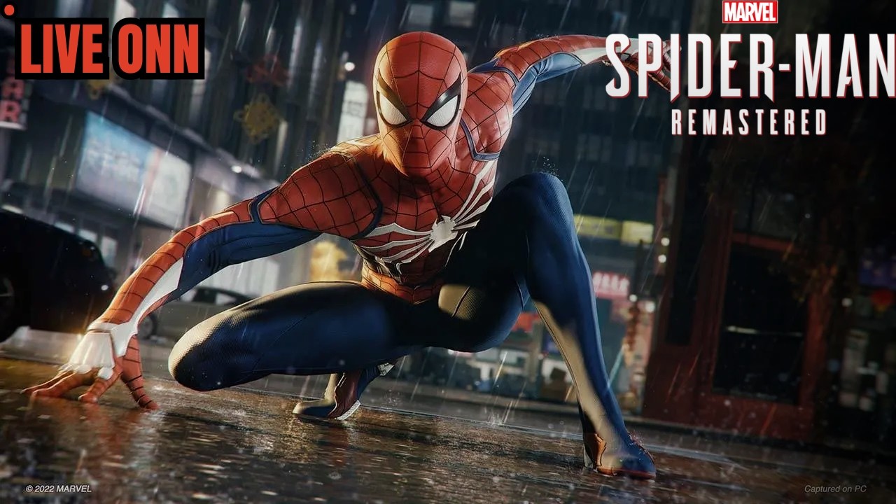 LIVE ON - JOGANDO SPIDER-MAN REMASTERED DO PS5 2°dia / PTBR