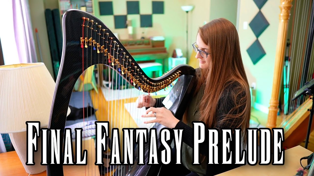 Final Fantasy Prelude - Celtic Harp Cover (+ SHEET MUSIC)