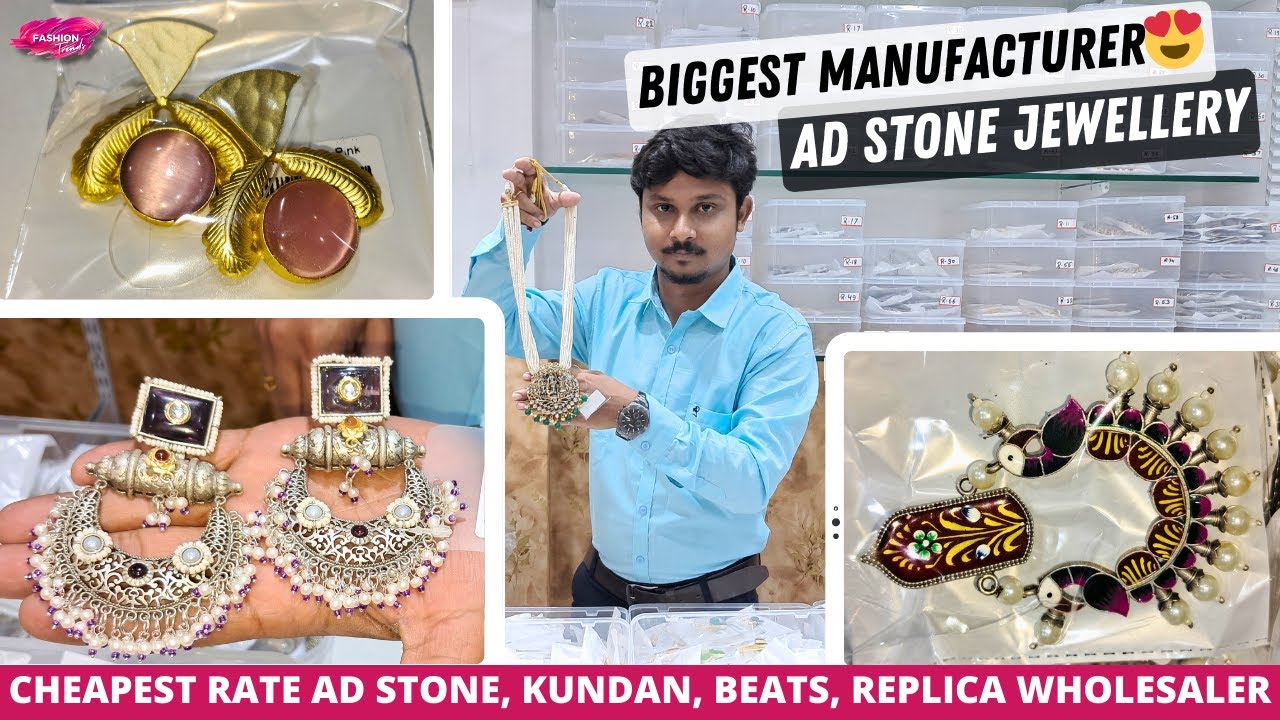 AD Stone Jewellery Biggest Wholesaler & Manufacturer in Kolkata | Sawan Ganga Jewellers