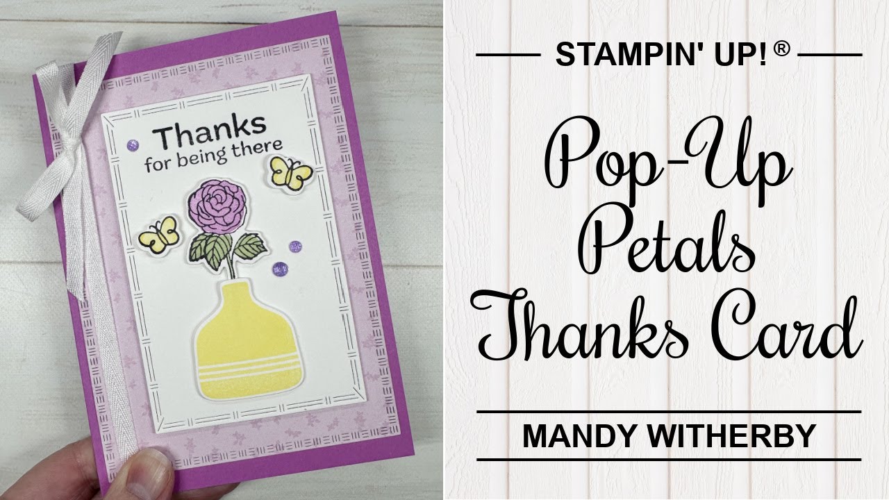 Create a fun Pop-up Card using Pop Up Petals Stamp Set & Dies | Stampin' Up!®