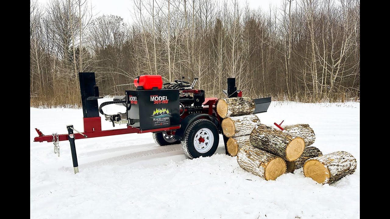 Made in Canada - 30 Ton Heavy Duty Log Splitter