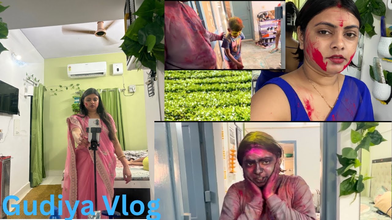 ￼ holi सेलिब्रेशन  शाम ki party रंगो भरी शाम एयरफोर्स ￼me 💁❤️👌