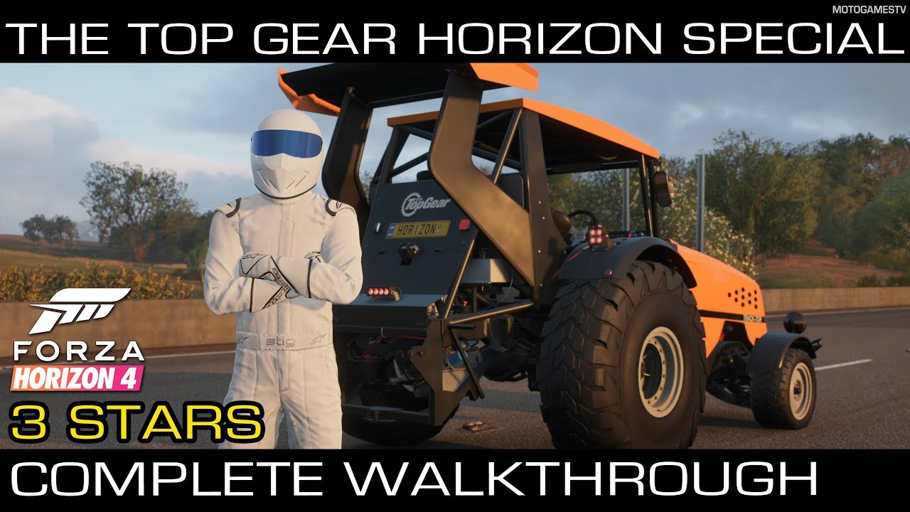 Forza Horizon 4 - The Top Gear Horizon Special (3 Stars Complete Walkthrough)