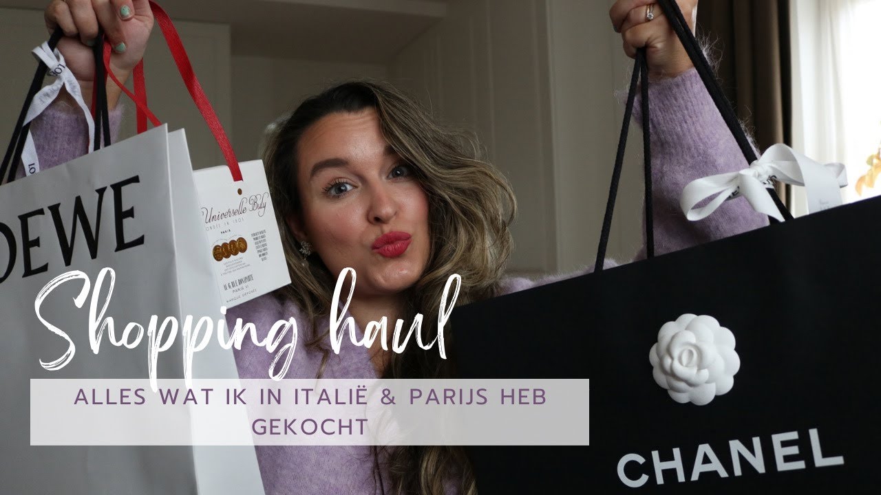 SHOPPING HAUL! Alles wat ik in ITALIË en PARIJS heb gekocht!