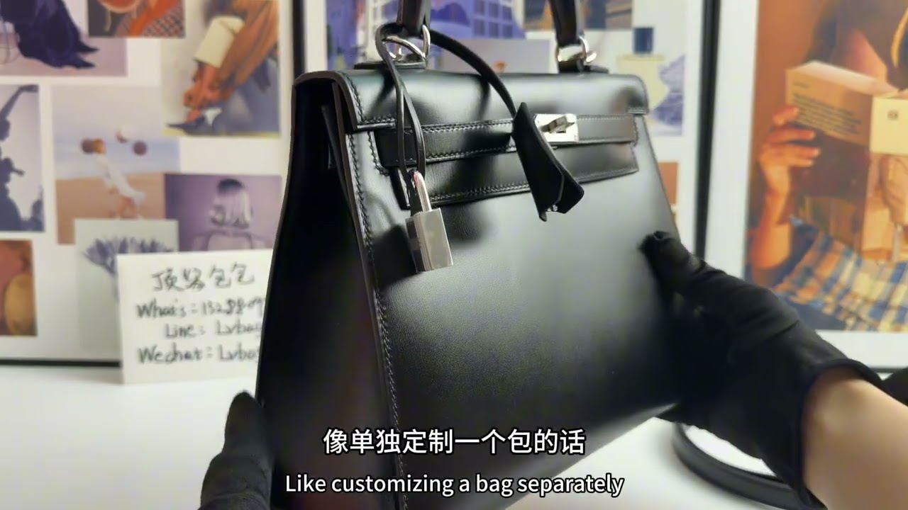 普皮之王 | Hermes Kelly25 box  黑銀 愛馬仕凱莉包包