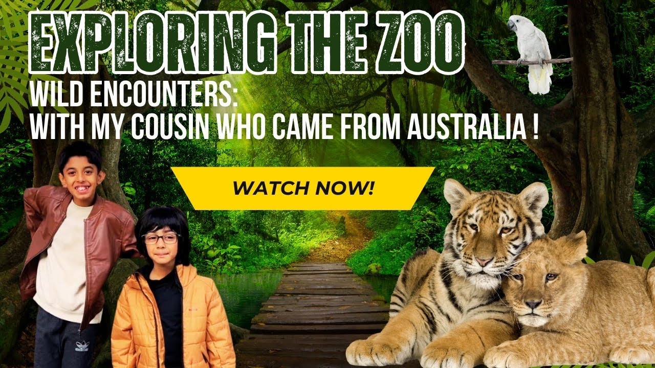 Zaroon & Ali’s Fun Day at the Zoo 🦁