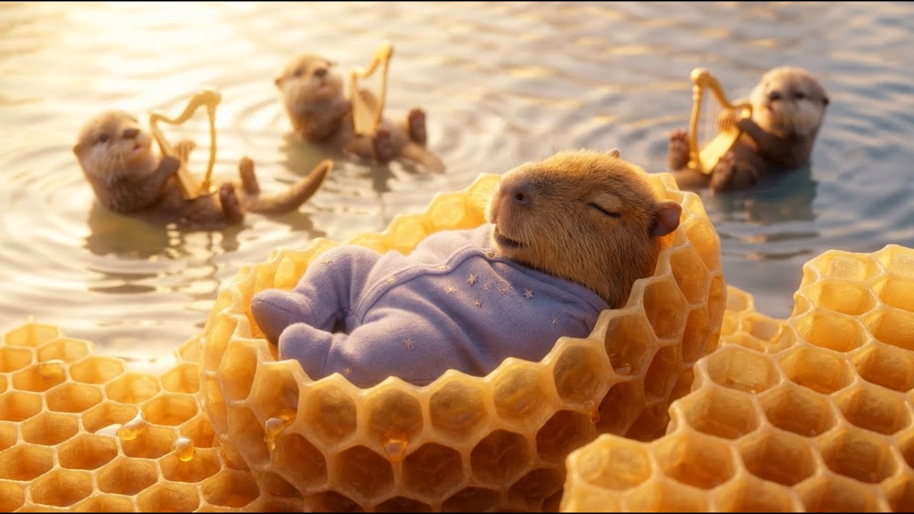 Capybara Lullaby | Baby Sleep Music | Calm Classical | 2 Hours