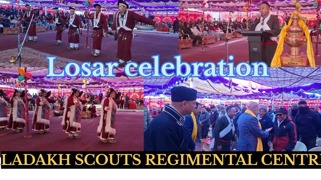 Celebrating Losar at Ladakh Scouts Regimental Centre#ladakhscouts#traditionaldance#lehladakhtourism 