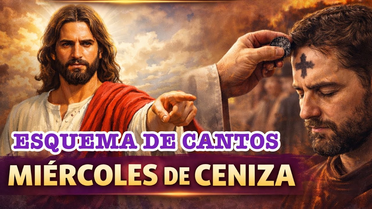 ESQUEMA DE CANTOS | MI&Eacute;RCOLES DE CENIZA | 18 FEBRERO 2026 